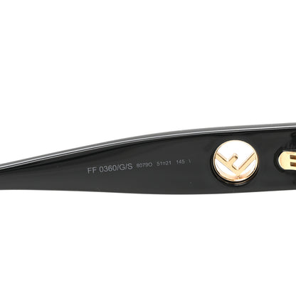 Fendi Acetate F is Fendi Cat Eye Sunglasses FF 0360/G/S Black 5 of 7