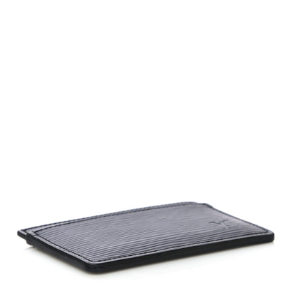 Louis Vuitton Epi Card Holder Black 4 of 10
