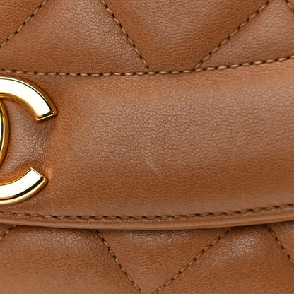 Chanel Lambskin Quilted Small Single Flap Beige 12 of 12