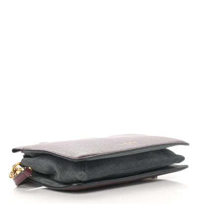 Givenchy Goatskin Suede Cross 3 Crossbody Bag Aubergine Grey 4 of 10