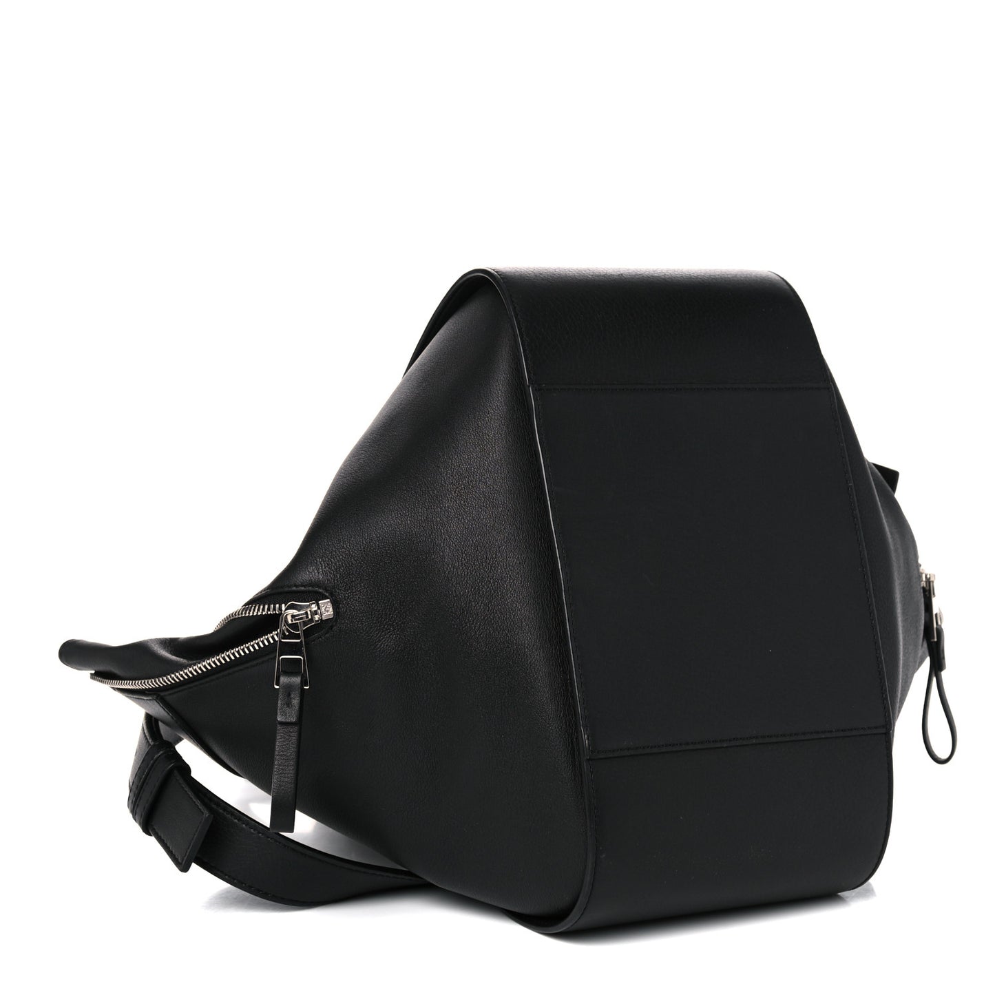 Calfskin Small Hammock Shoulder Bag Black