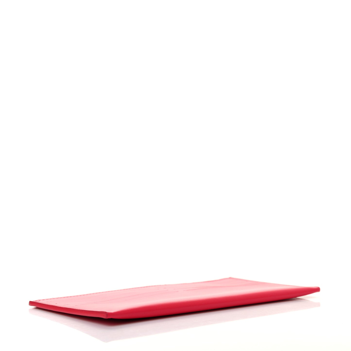 Calfskin Felicie Card Holder Insert Hot Pink