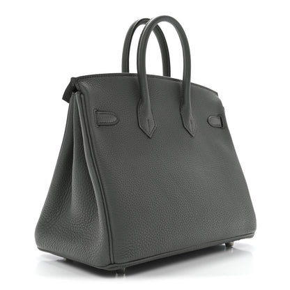 Hermes Togo Birkin 25 Vert Amande 3 of 11