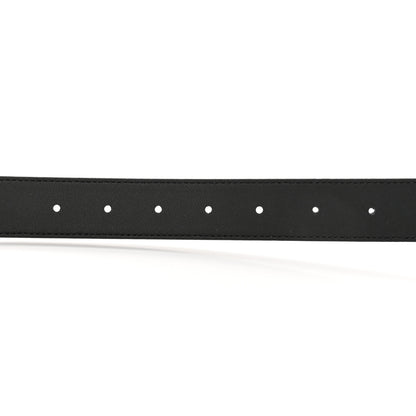 Gucci Plutone Calfskin Double G 30mm Belt 100 40 Black 4 of 11