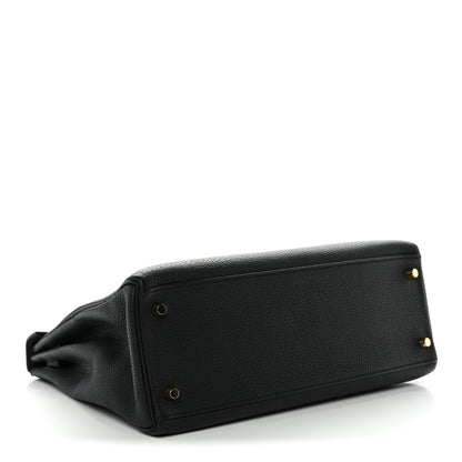 Hermes Togo Kelly Retourne 32 Black 4 of 14