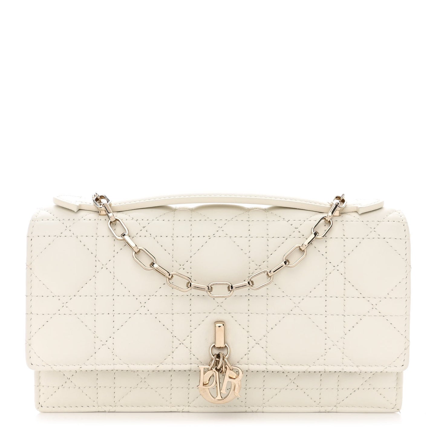 Lambskin Cannage Mini My Dior Bag Latte