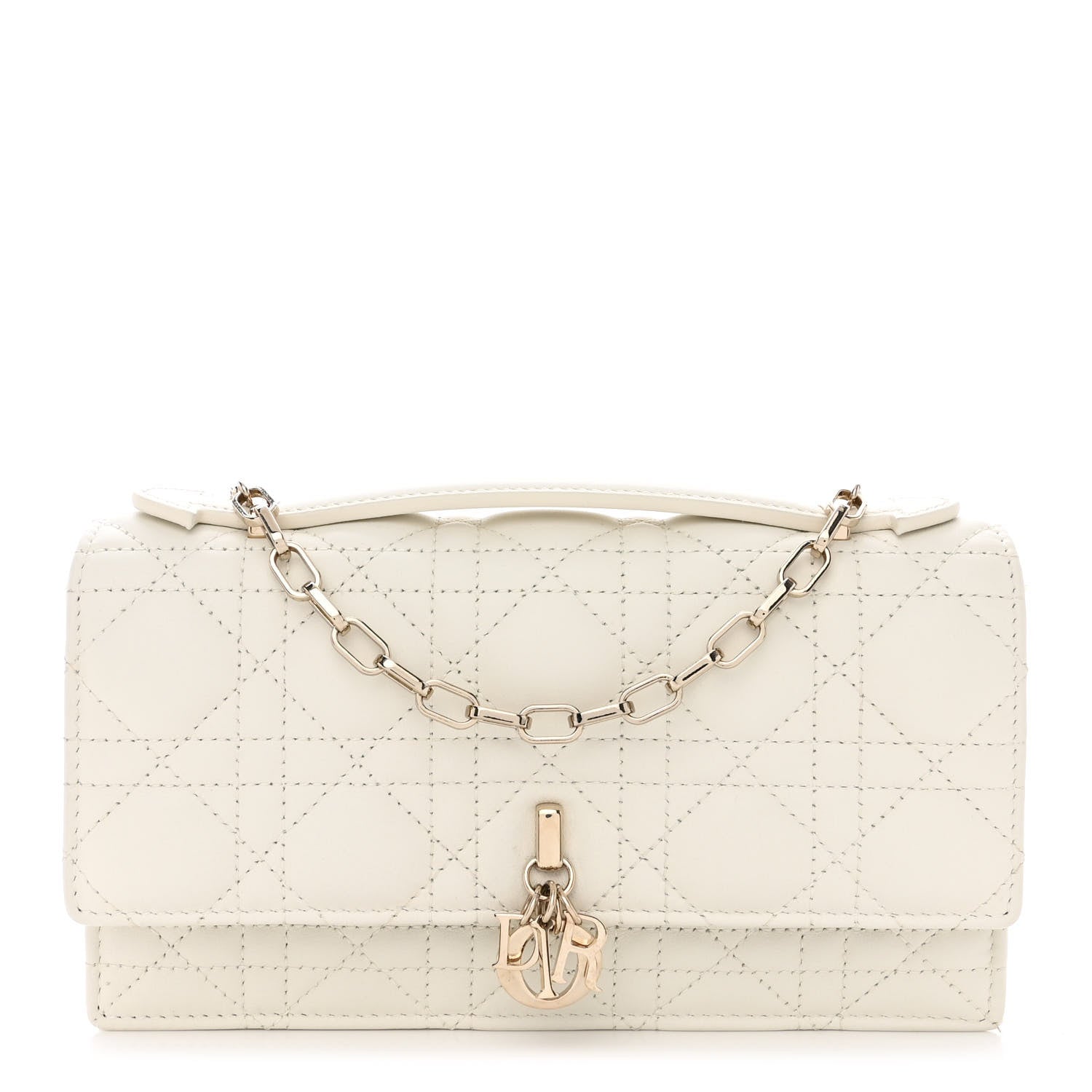 Christian Dior Lambskin Cannage Mini My Dior Bag Latte 1 of 12