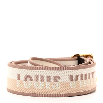 Louis Vuitton Jacquard Speedy Bandouliere 20 Shoulder Strap Beige Brown 2 of 4