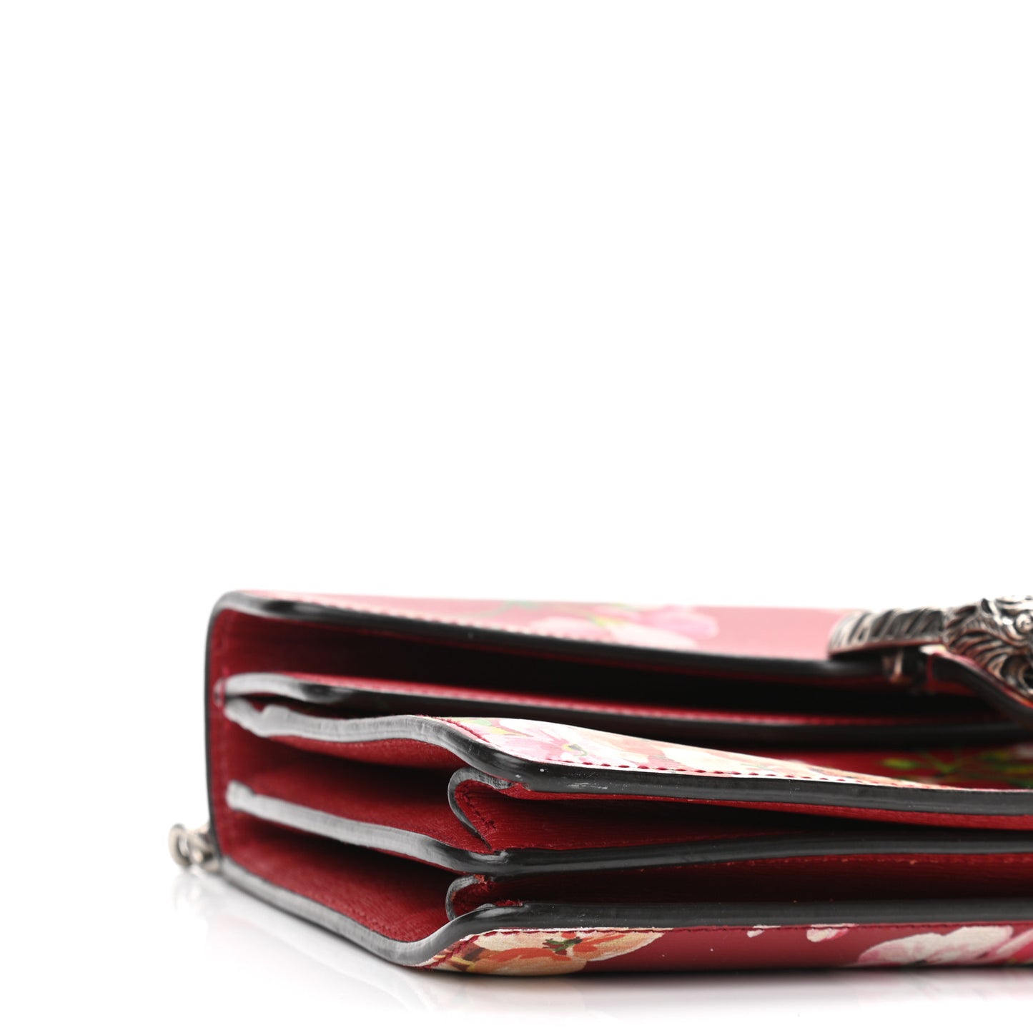 Calfskin Blooms Print Small Dionysus Shoulder Bag Romantic Cherry Multicolor