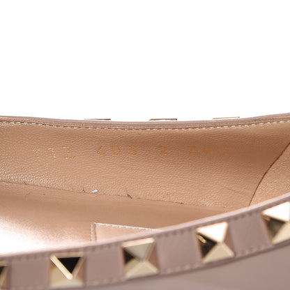 Valentino Garavani Patent Rockstud Ballerina Flats 36.5 Poudre 8 of 10