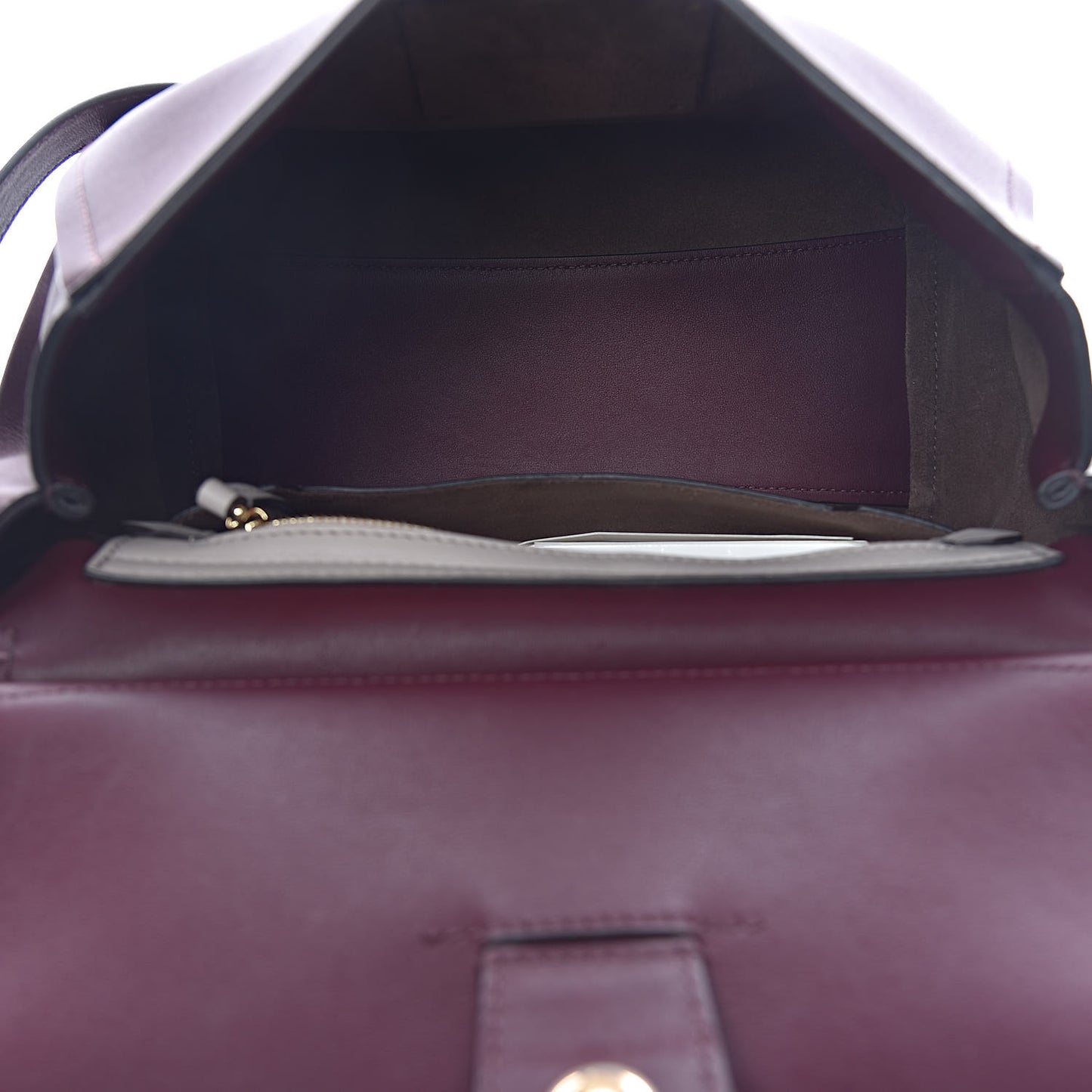 Calfskin Small Mystic Shoulder Bag Aubergine