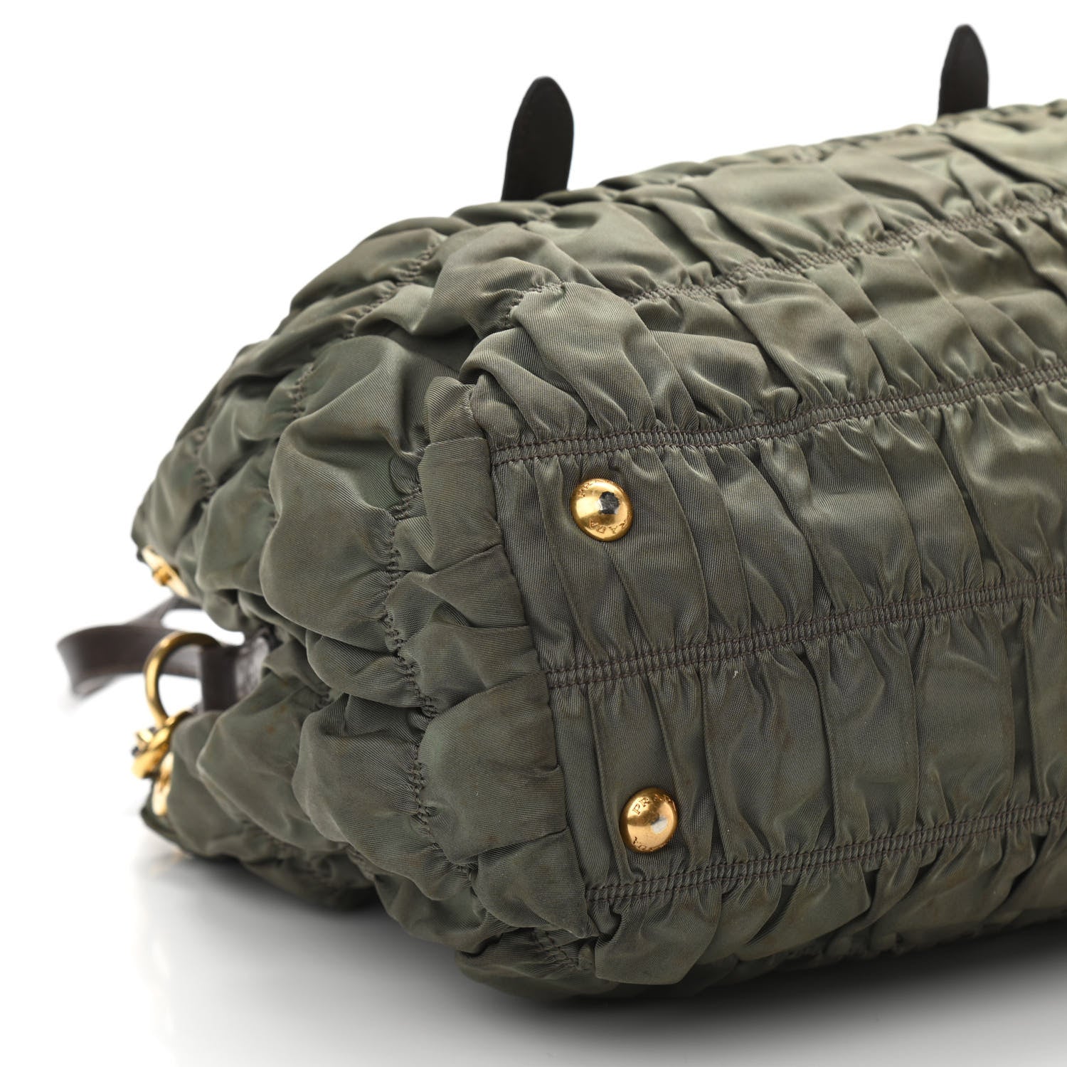 Prada Tessuto Nylon Gaufre Tote Fumo 8 of 10