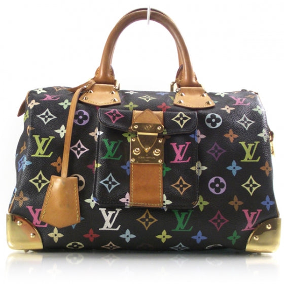 Monogram Multicolor Speedy 30 Black