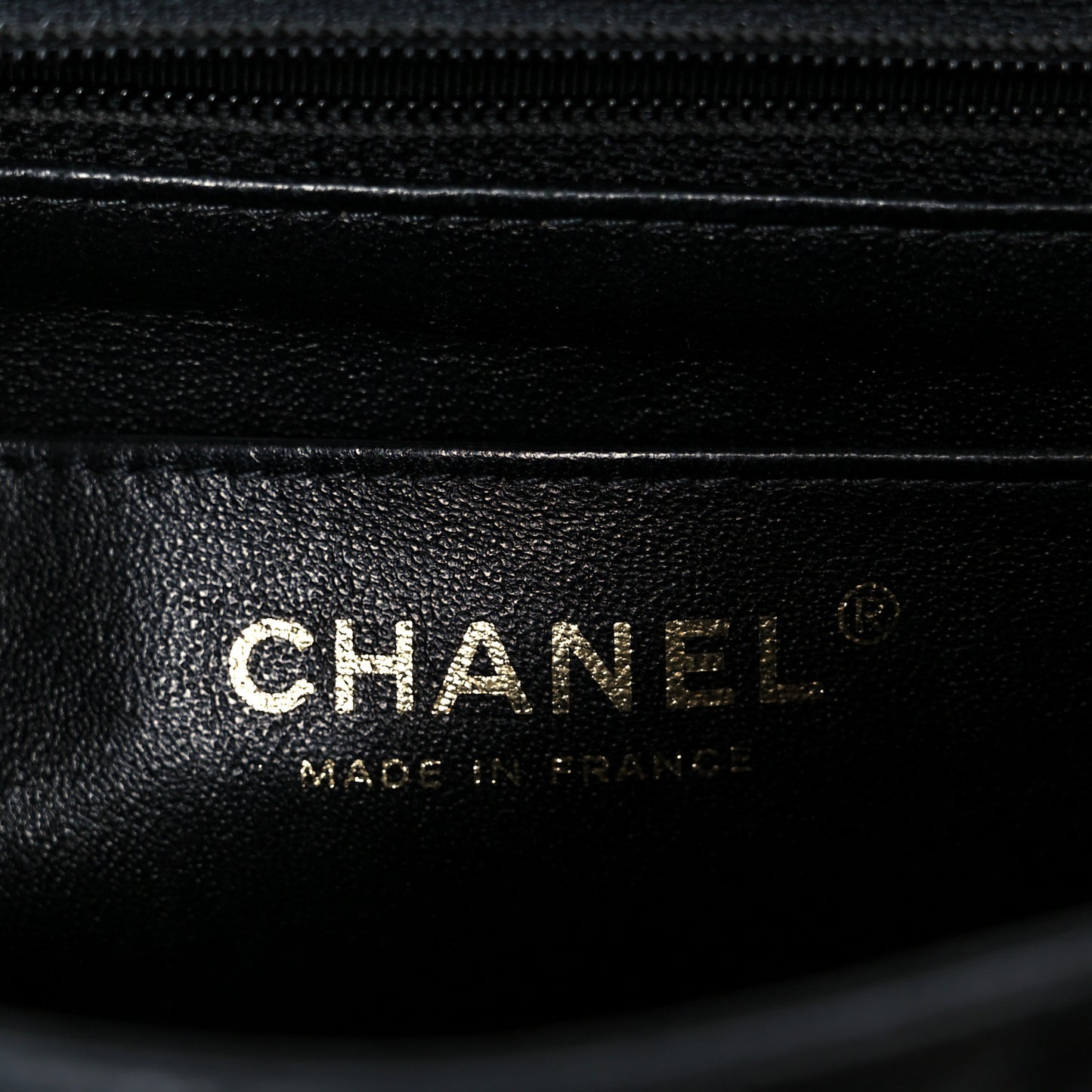 Caviar Quilted Mini Square Flap Black
