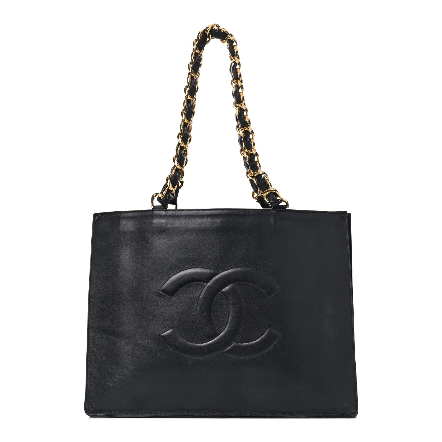 Chanel Lambskin CC Tote Black 1 of 21