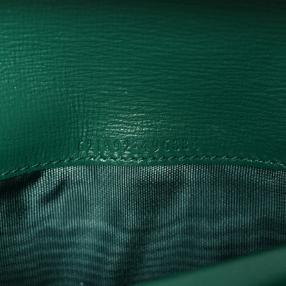 Gucci Azalea Calfskin Enamel Horsebit 1955 Wallet On Chain Emerald Green 10 of 19