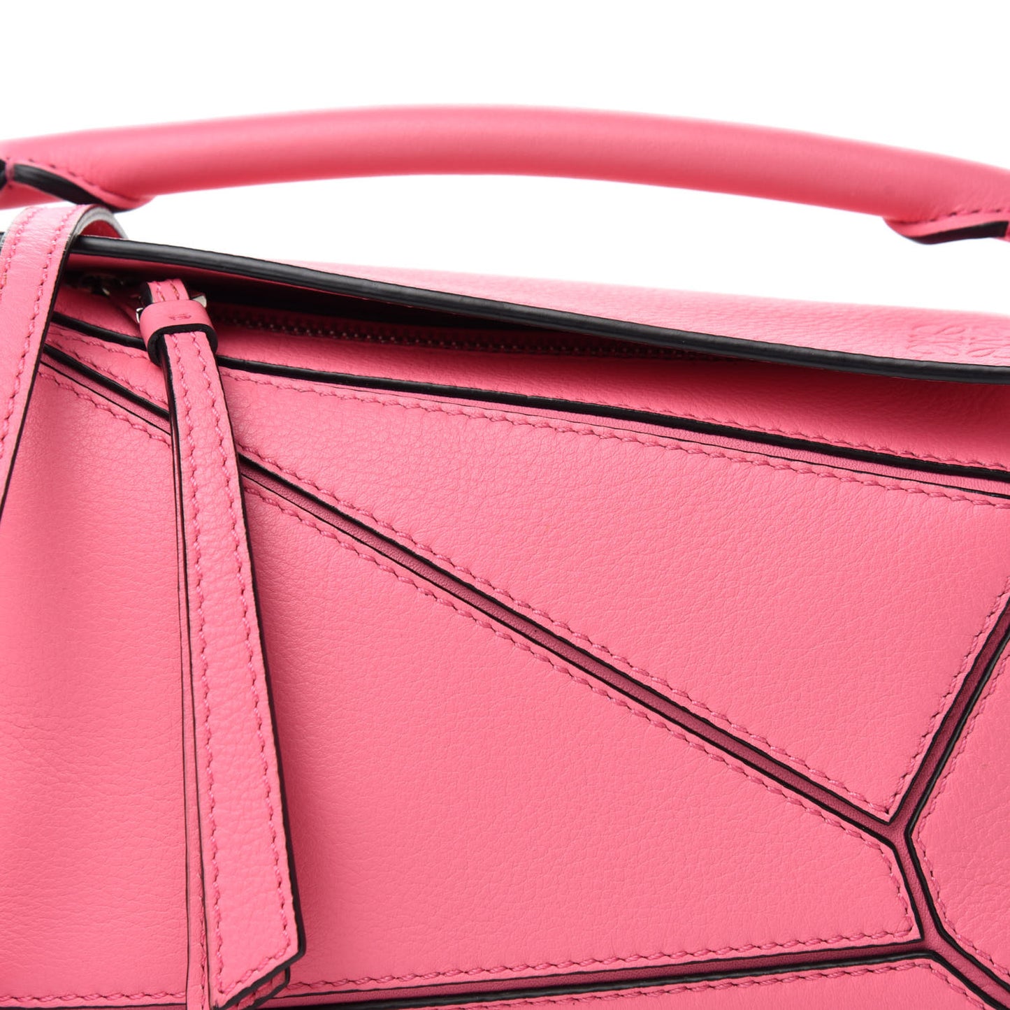 Calfskin Mini Puzzle Bag Wild Rose