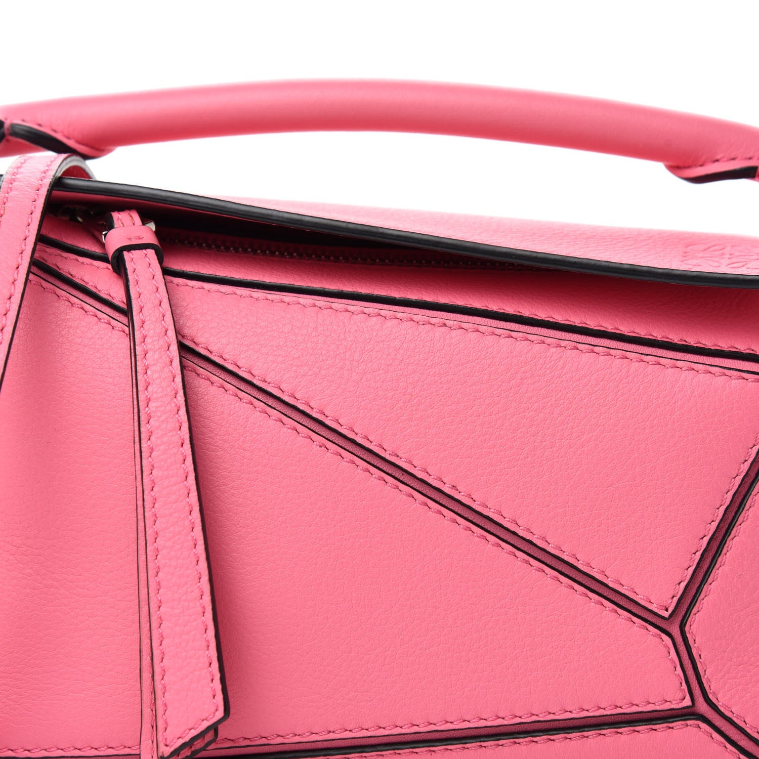 Loewe Calfskin Mini Puzzle Bag Wild Rose 10 of 10