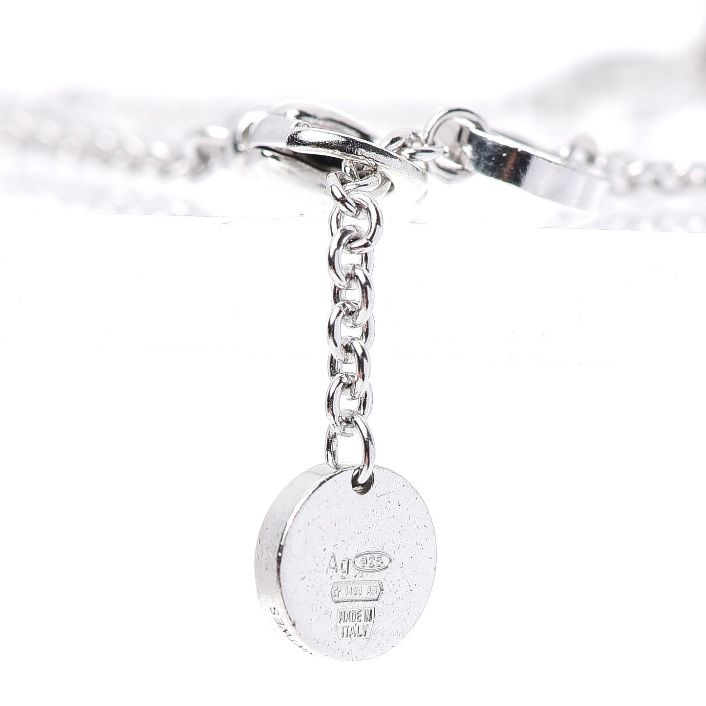 Sterling Silver Black Ceramic Save the Children Bracelet SM