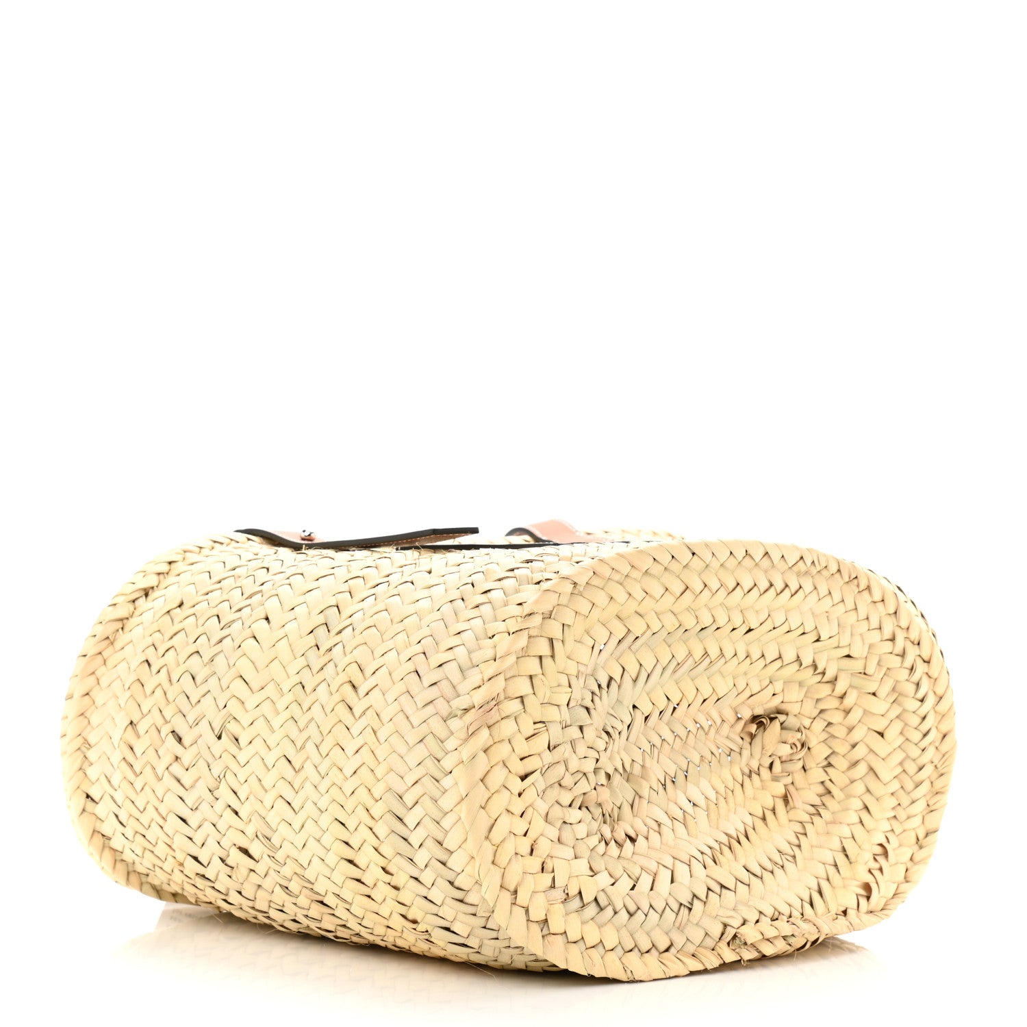Loewe Raffia Basket Tote Bag Natural Tan 4 of 11