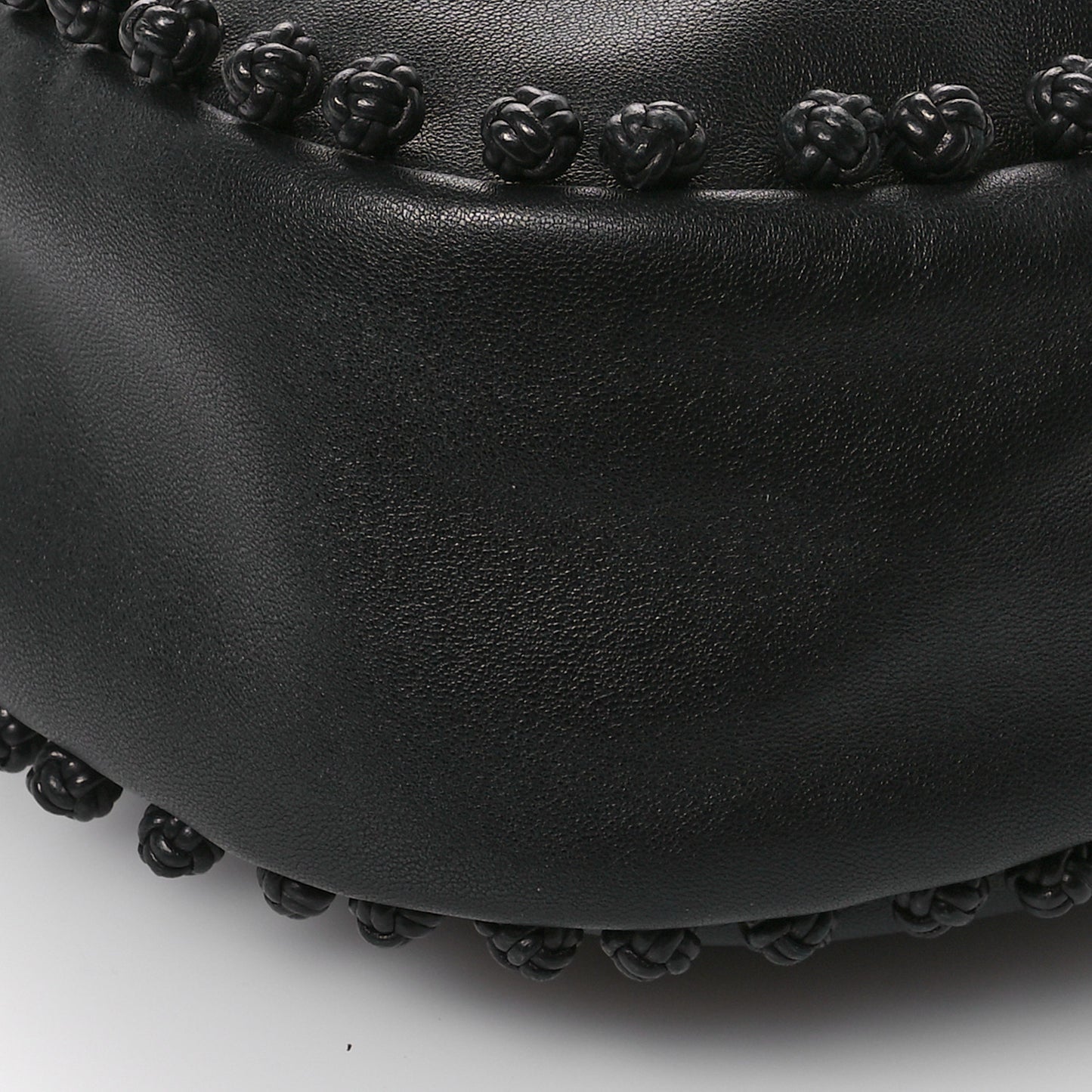 Lambskin Bucket Bag Black