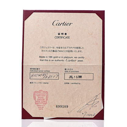Cartier 18K White Gold Diamond Hearts and Symbols Necklace 7 of 7
