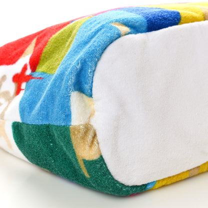 Chanel Terry Cotton Beach Tote Towel Set White Multicolor 8 of 10