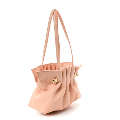 Salvatore Ferragamo Lambskin Small Dumpling Soft Bag Pink 3 of 10