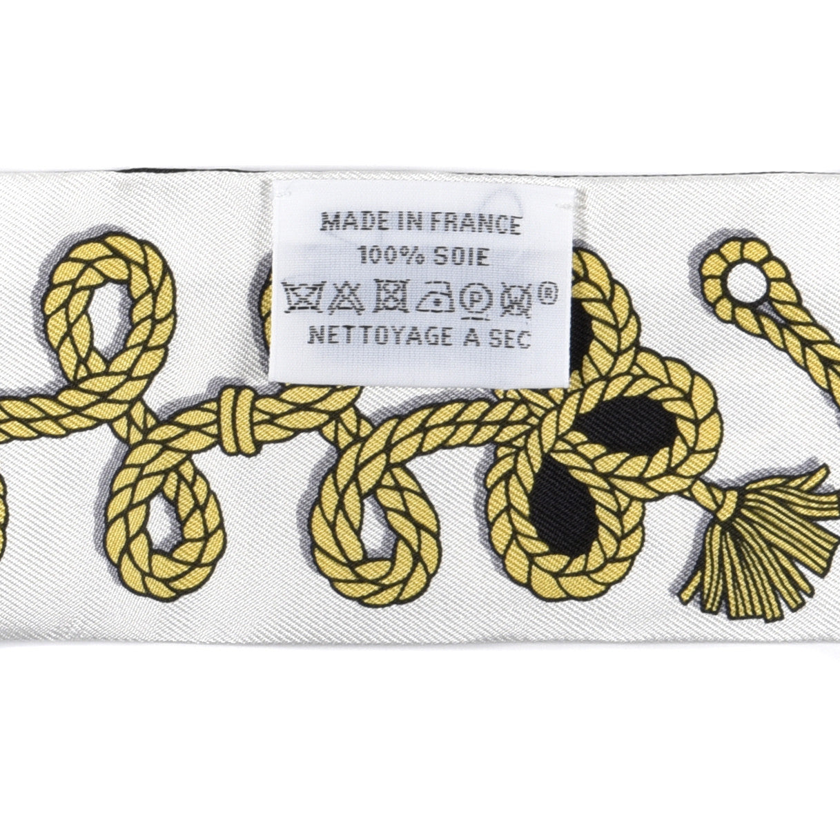 Silk Galons Et Brandebourg Twilly Black Gold White
