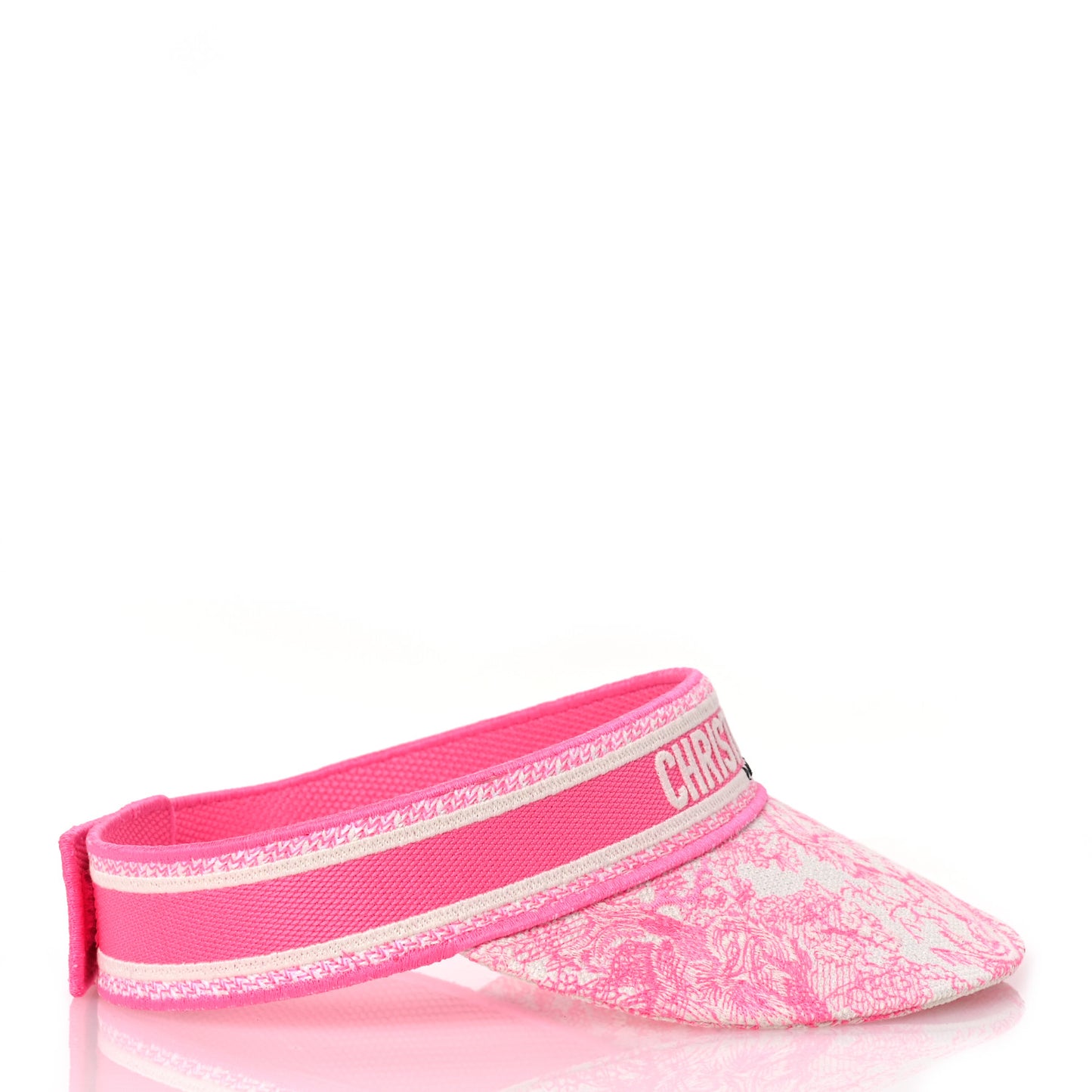 Toile De Jouy Reverse Visor Fluorescent Pink