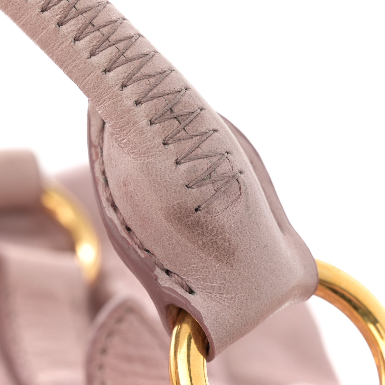 Miu Miu Vitello Lux Mini Bow Bag Cipria 10 of 15