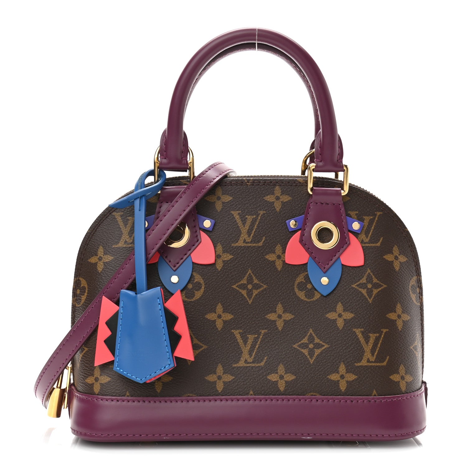Louis Vuitton Monogram Totem Alma BB Magenta 1 of 10