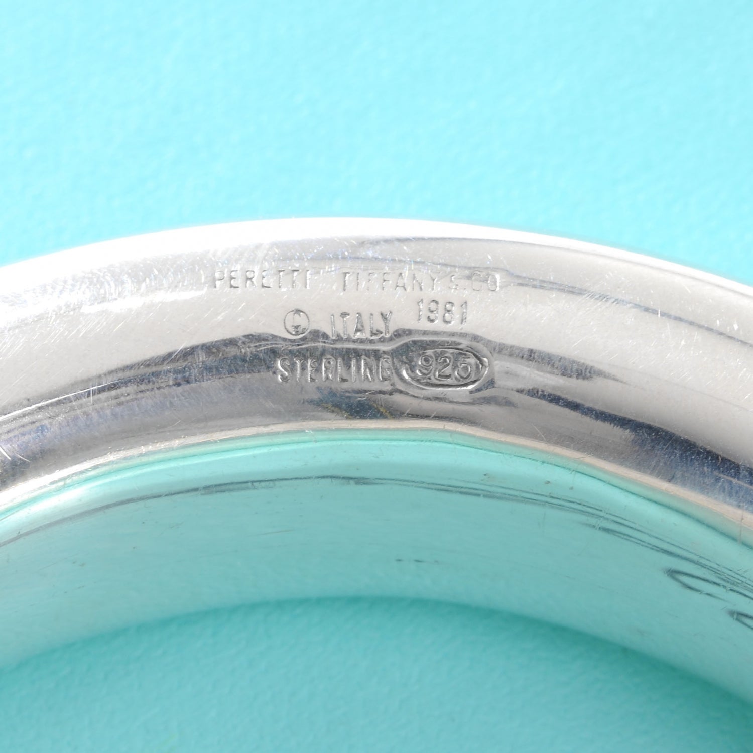 Tiffany Sterling Silver Elsa Peretti Doughnut Bangle Bracelet 5 of 5