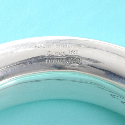 Tiffany Sterling Silver Elsa Peretti Doughnut Bangle Bracelet 5 of 5