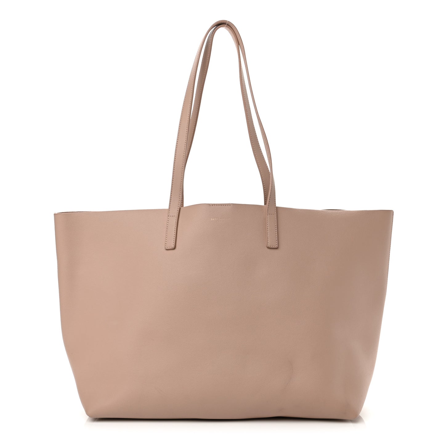 Calfskin Large Shopping Tote Pale Blush
