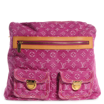 Louis Vuitton Denim Baggy GM Fuchsia 1 of 7