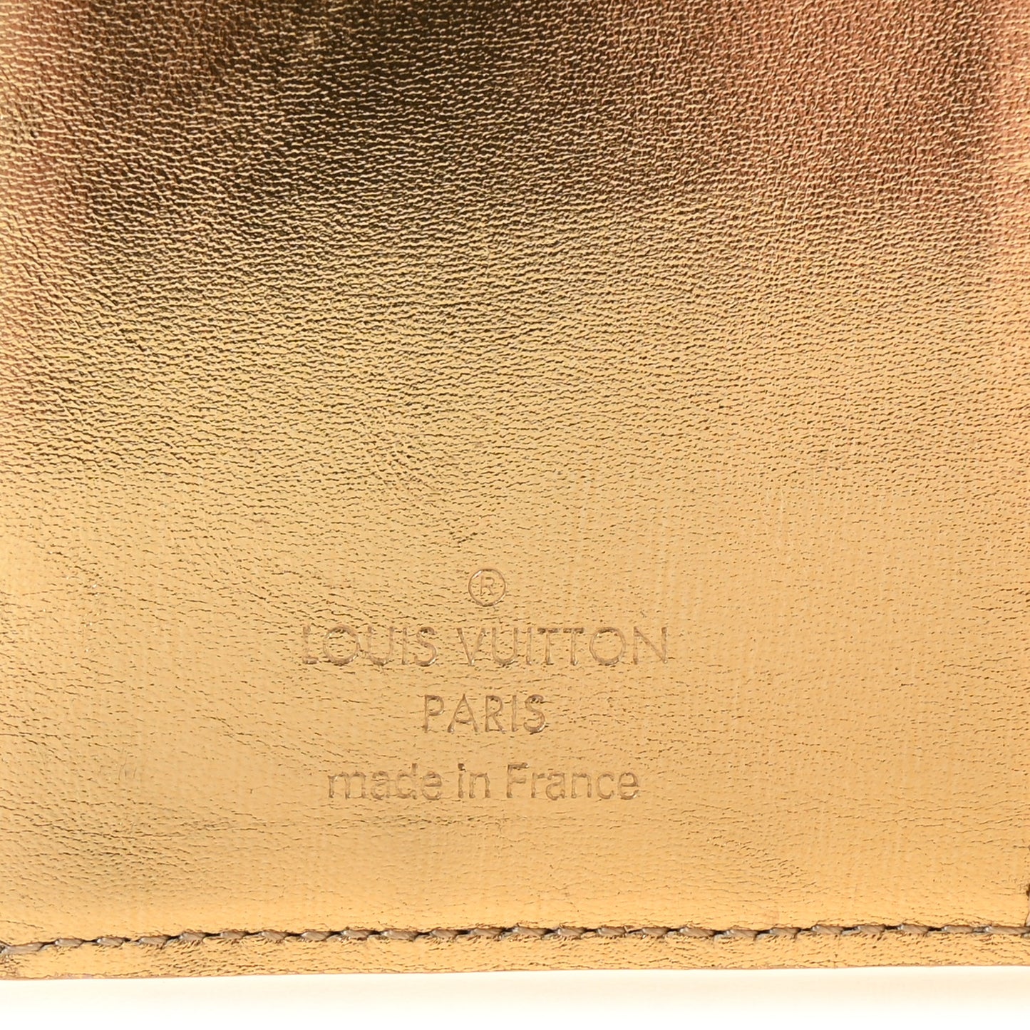 Monogram Miroir Small Ring Agenda Gold