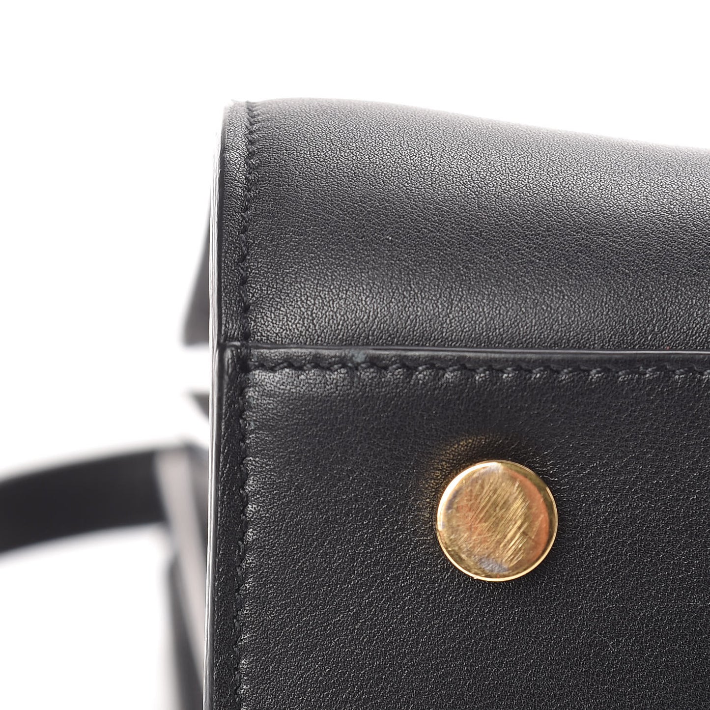 Calfskin Small Sac De Jour Black