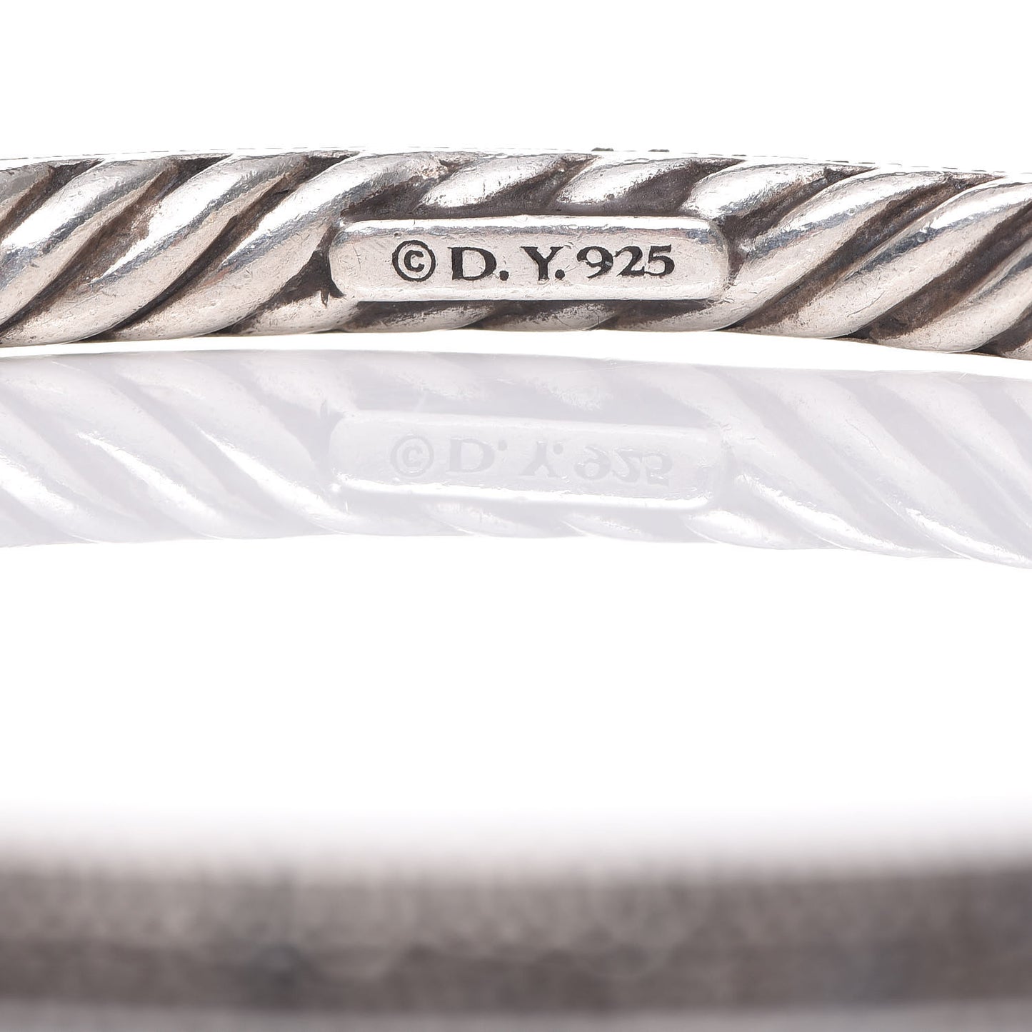 Sterling Silver Black Diamond 4mm Midnight Melange Bangle Bracelet