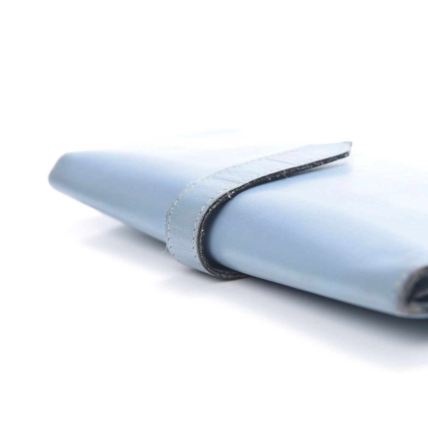 Box Bearn Gusset Wallet Blue Jean