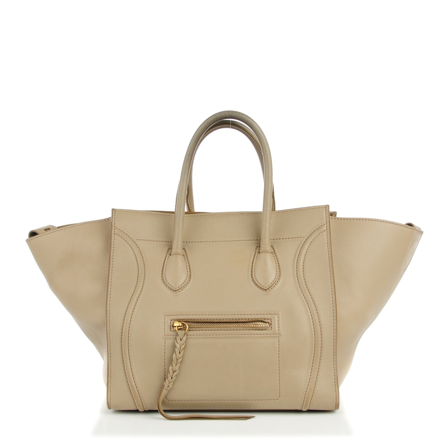 Supple Calfskin Medium Phantom Luggage Dune