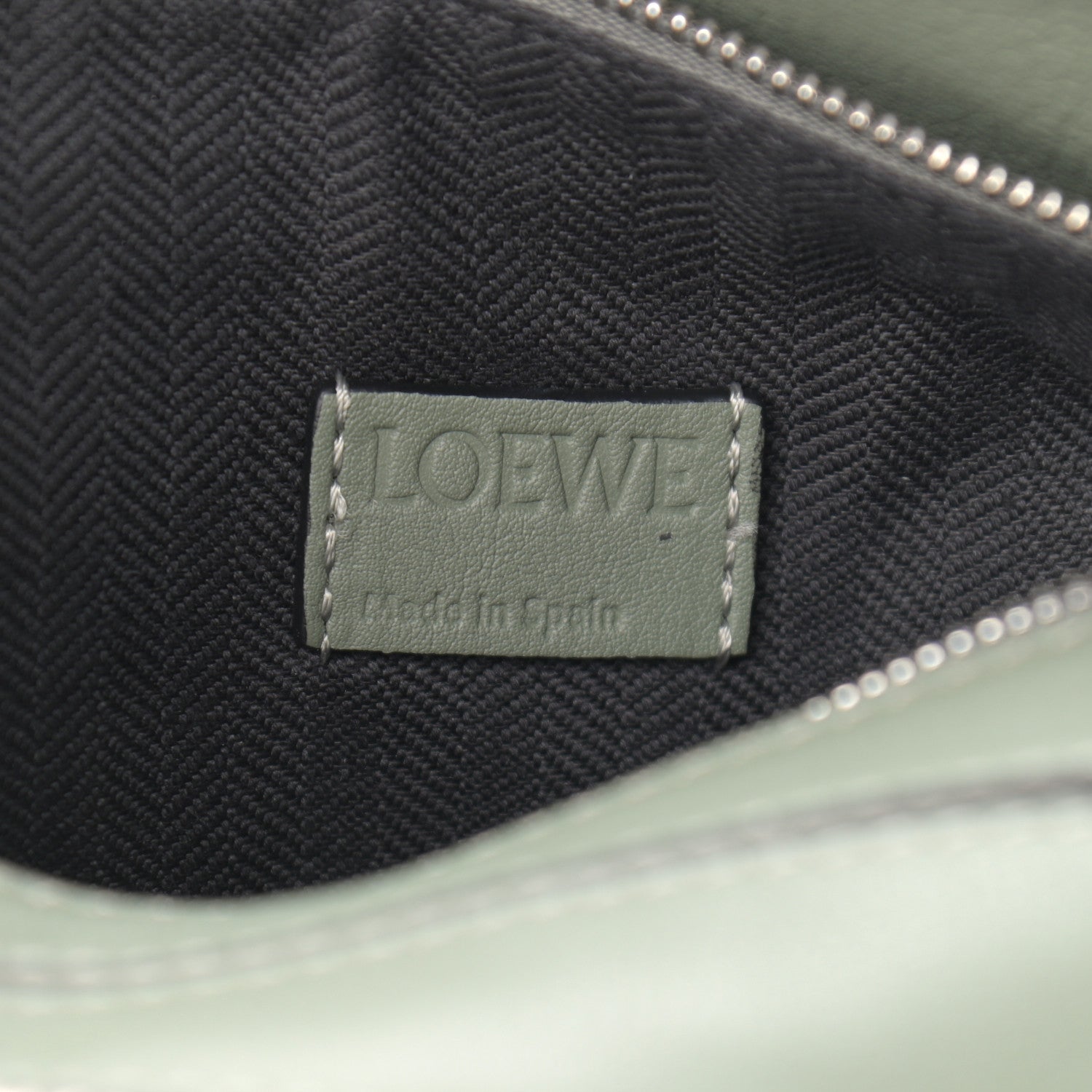 Loewe Calfskin Mini Puzzle Bumbag Dark Sage 6 of 10