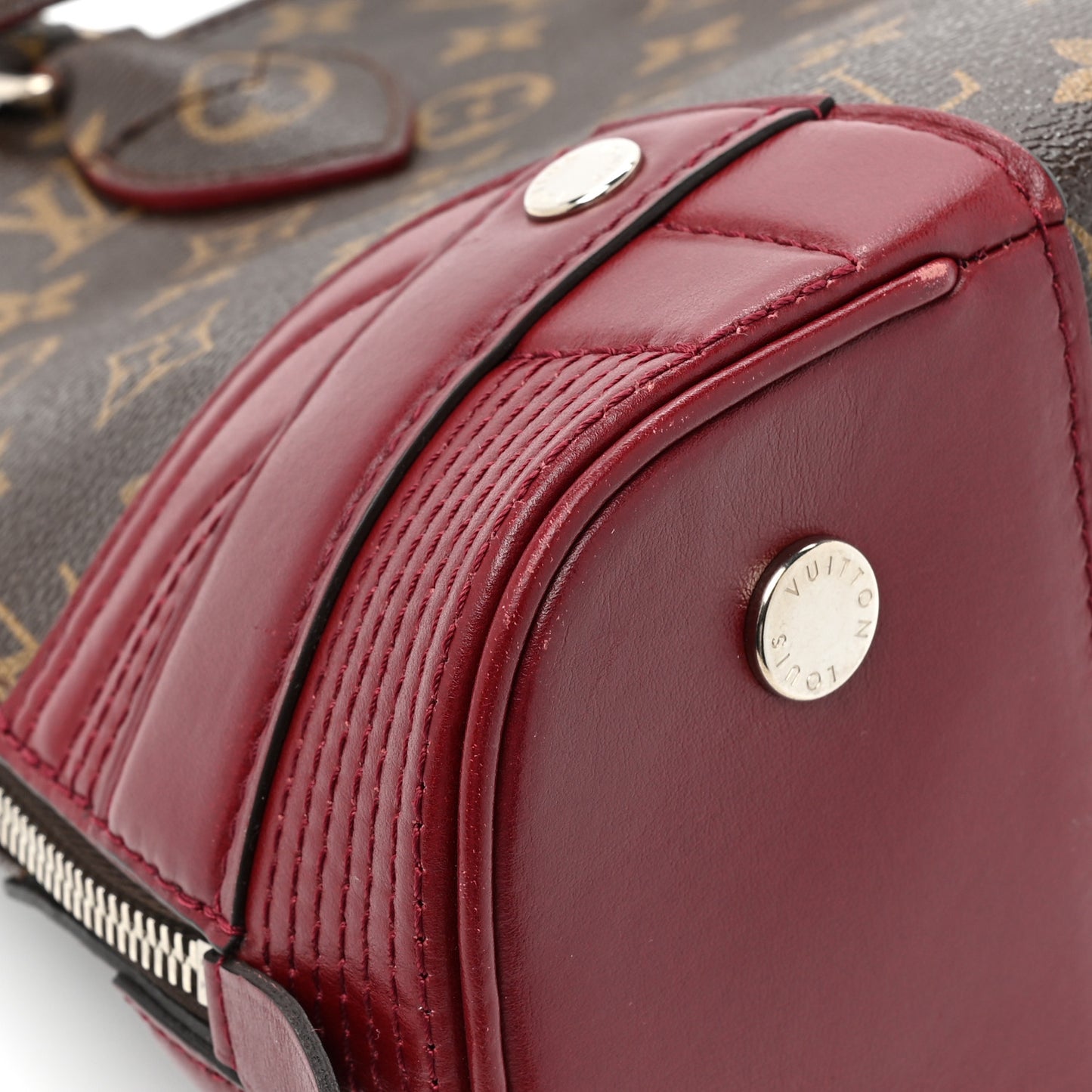 Monogram Shine Alma PM Bordeaux