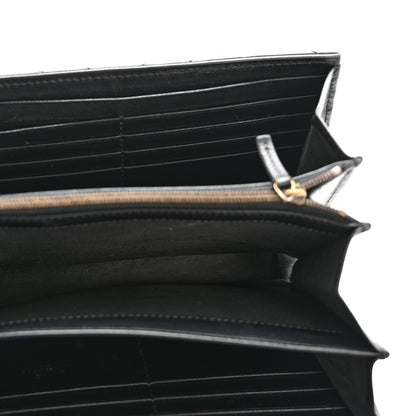 Gucci Calfskin Matelasse GG Marmont Chain Wallet Black 5 of 15