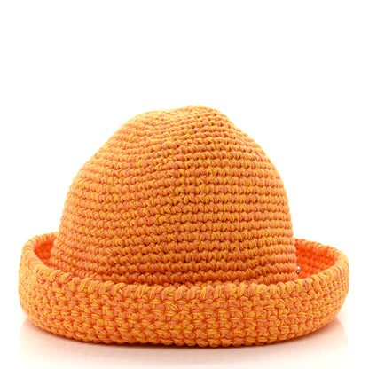 Hermes Cotton Crochet Gigi Bucket Hat M Orange 5 of 8