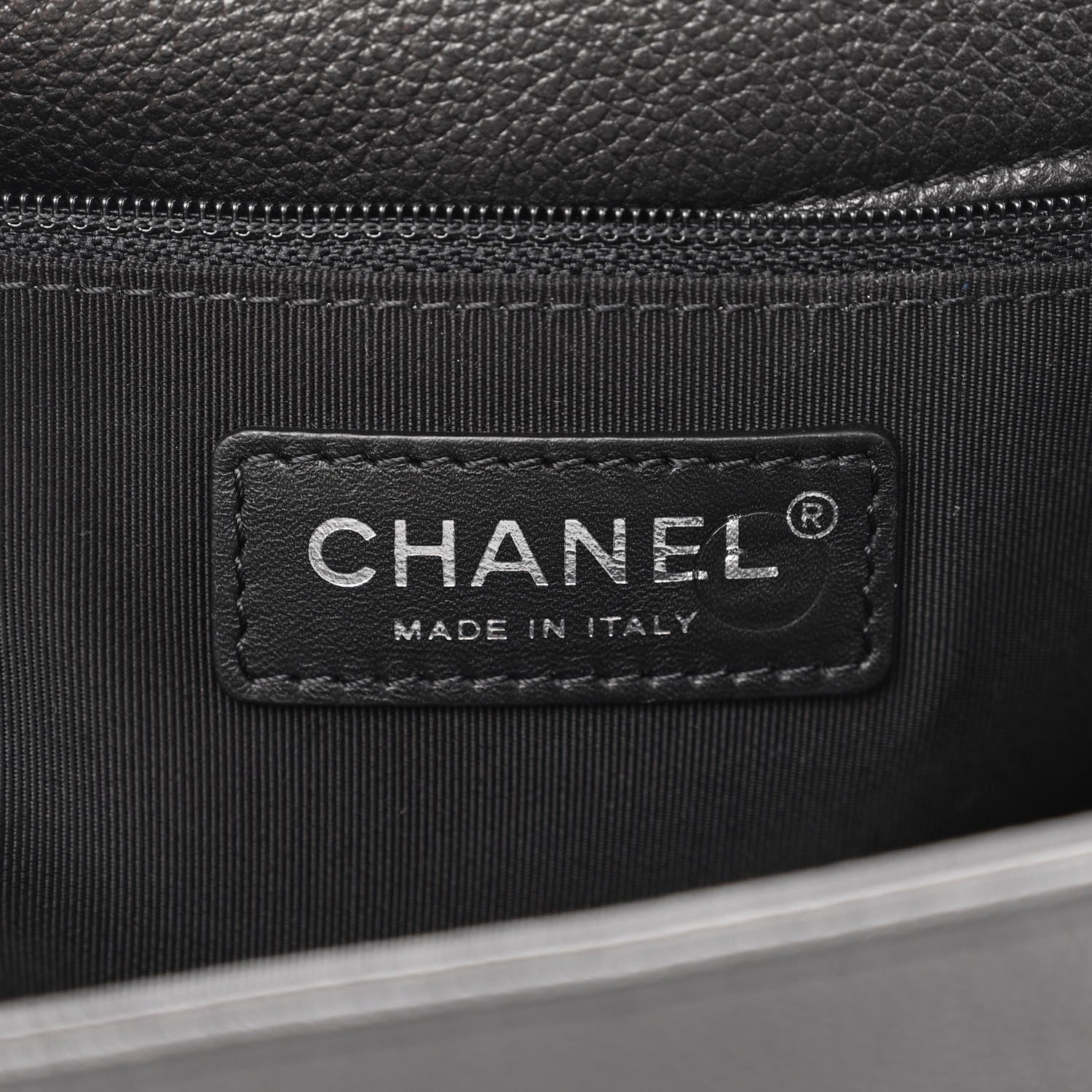 Chanel Grained Calfskin Quilted Large Casual Rock Backpack Black 5 of 9