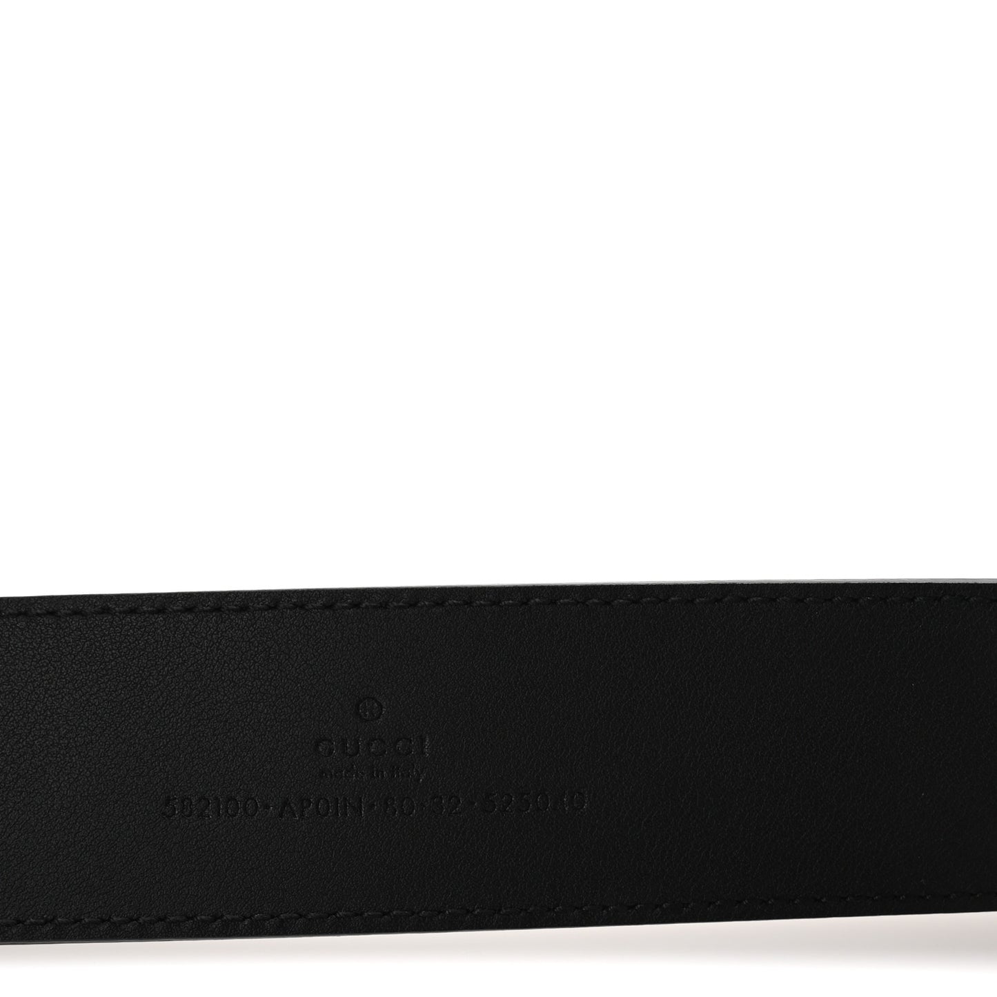 Calfskin Crystal Double G 40mm Belt 80 32 Black