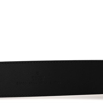Gucci Calfskin Crystal Double G 40mm Belt 80 32 Black 3 of 6