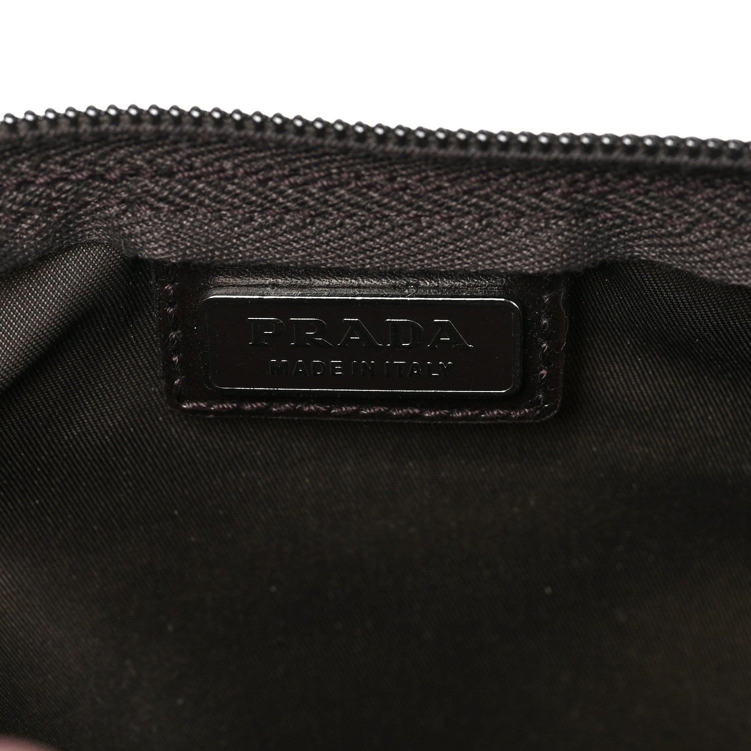 Prada Nylon Vela Cosmetic Pouch Mosto 6 of 7