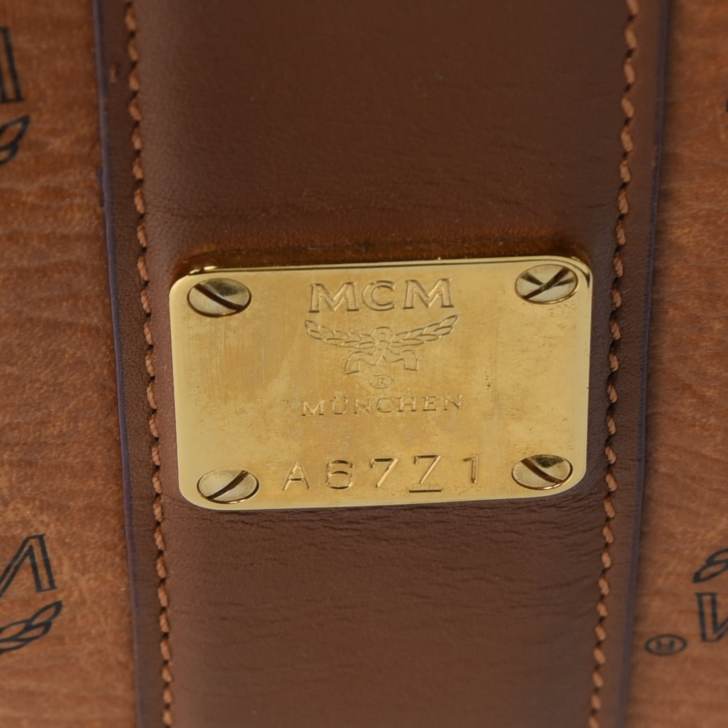 Visetos Medium Liz Reversible Shopper Tote Cognac